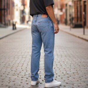 Levi’s 550 Men’s Relaxed Fit Jeans W40 L32 Light Wash